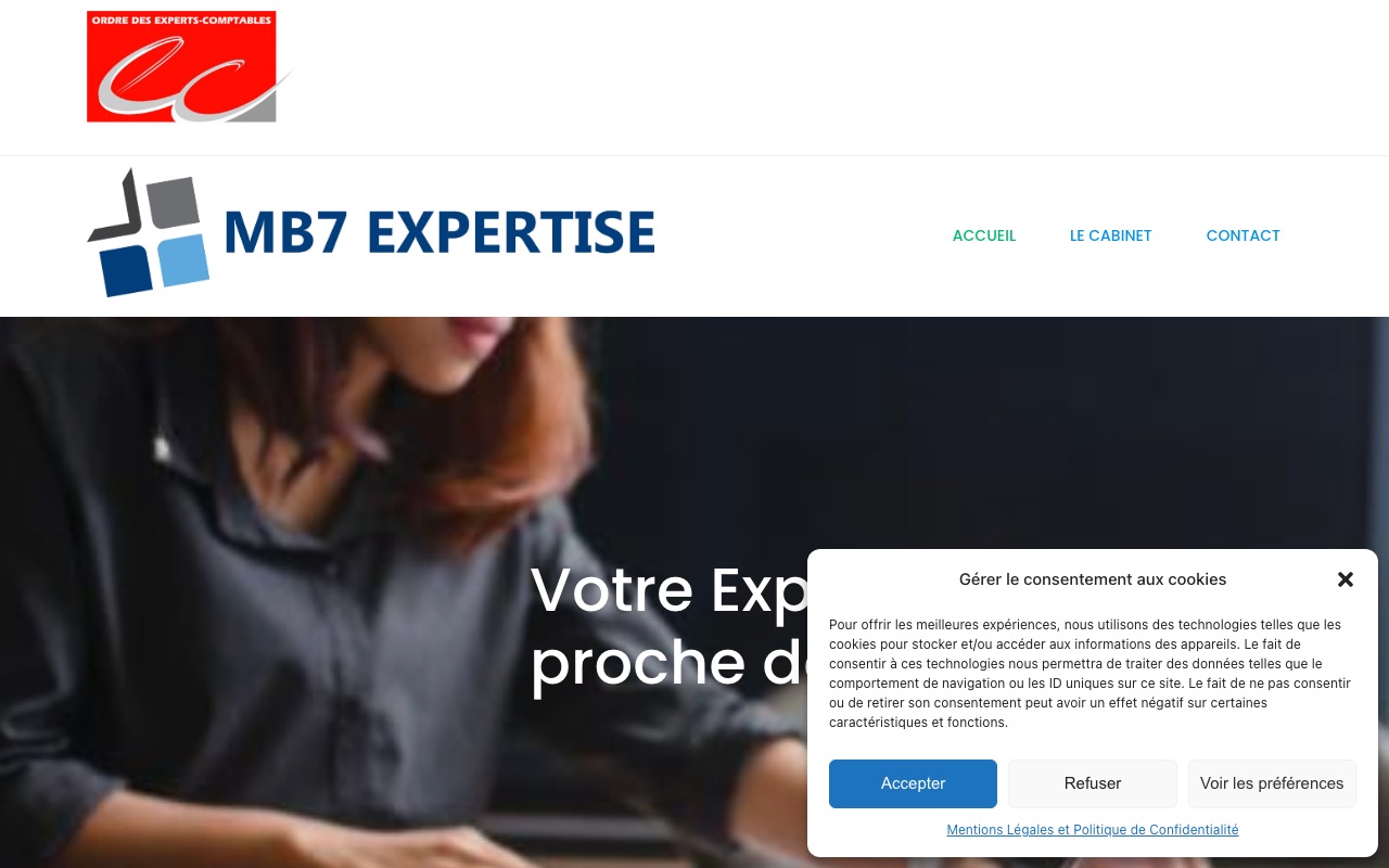 Capture de la source publique pour MB7 EXPERTISE