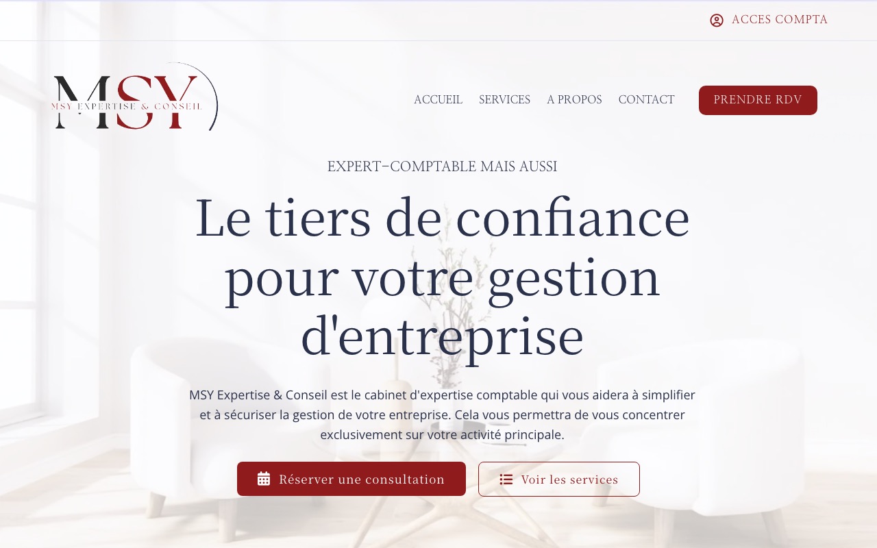Aperçu du site de MSY EXPERTISE & CONSEIL (MSY) (MSY EXPERTISE)