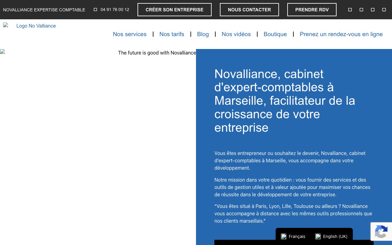 Capture de la source publique pour NOVALLIANCE EXPERTISE COMPTABLE