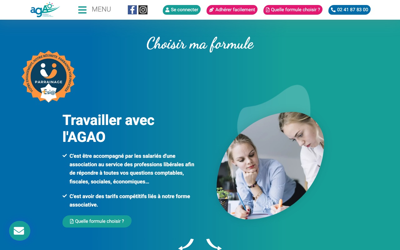 Aperçu du site de AGAO EXPERTISE