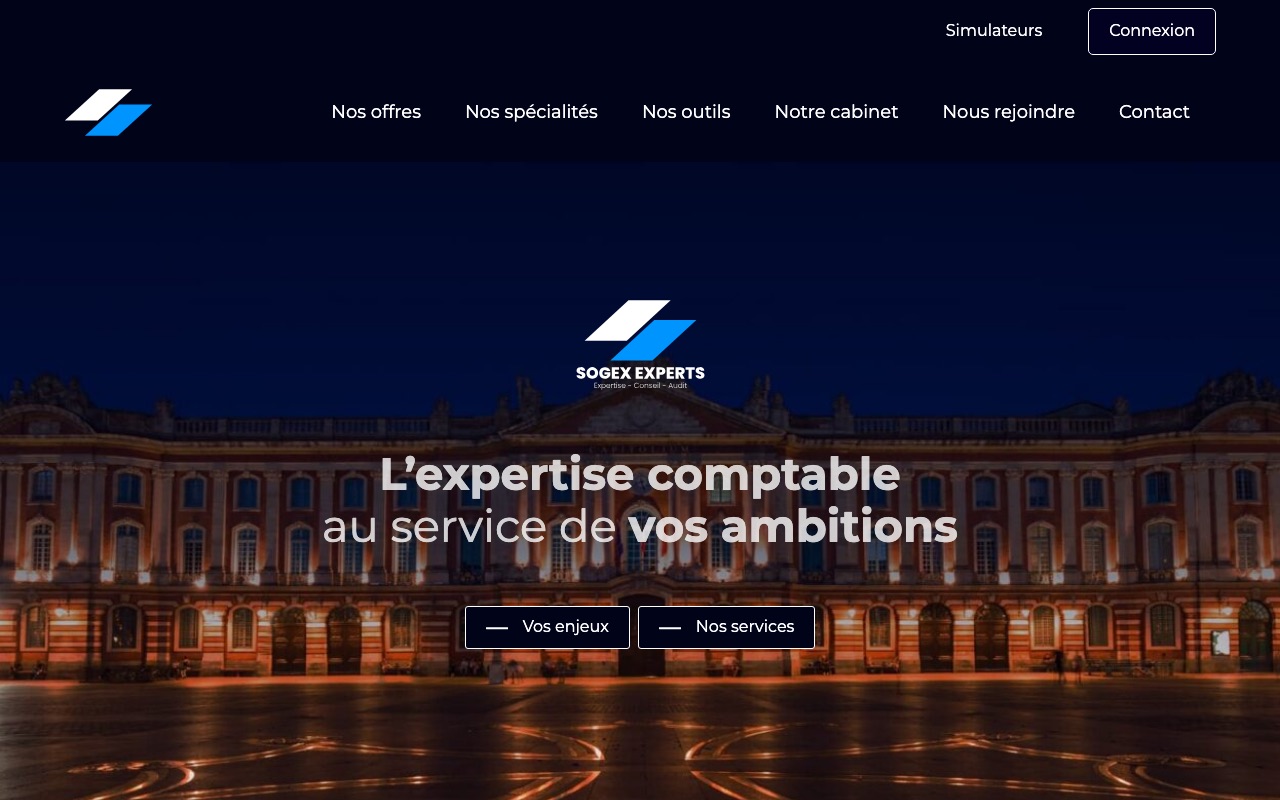 Capture de la source publique pour SOGEX EXPERTS