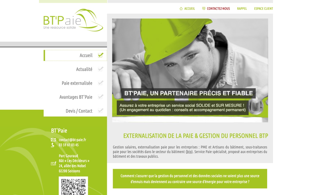 Capture de la source publique pour BT PAIE GESTION (BT PAIE GESTION)