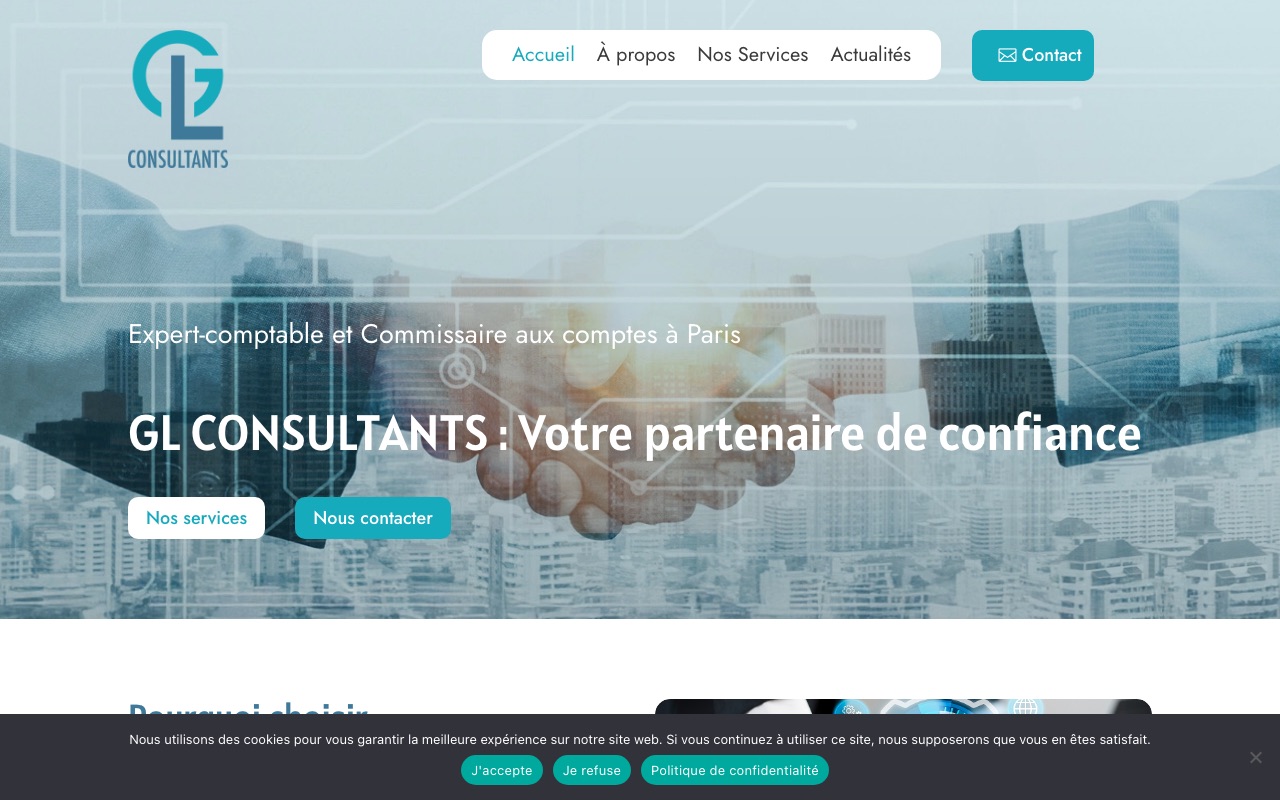 Capture de la source publique pour GL CONSULTANTS (GL CONSULTANTS) (GLC)