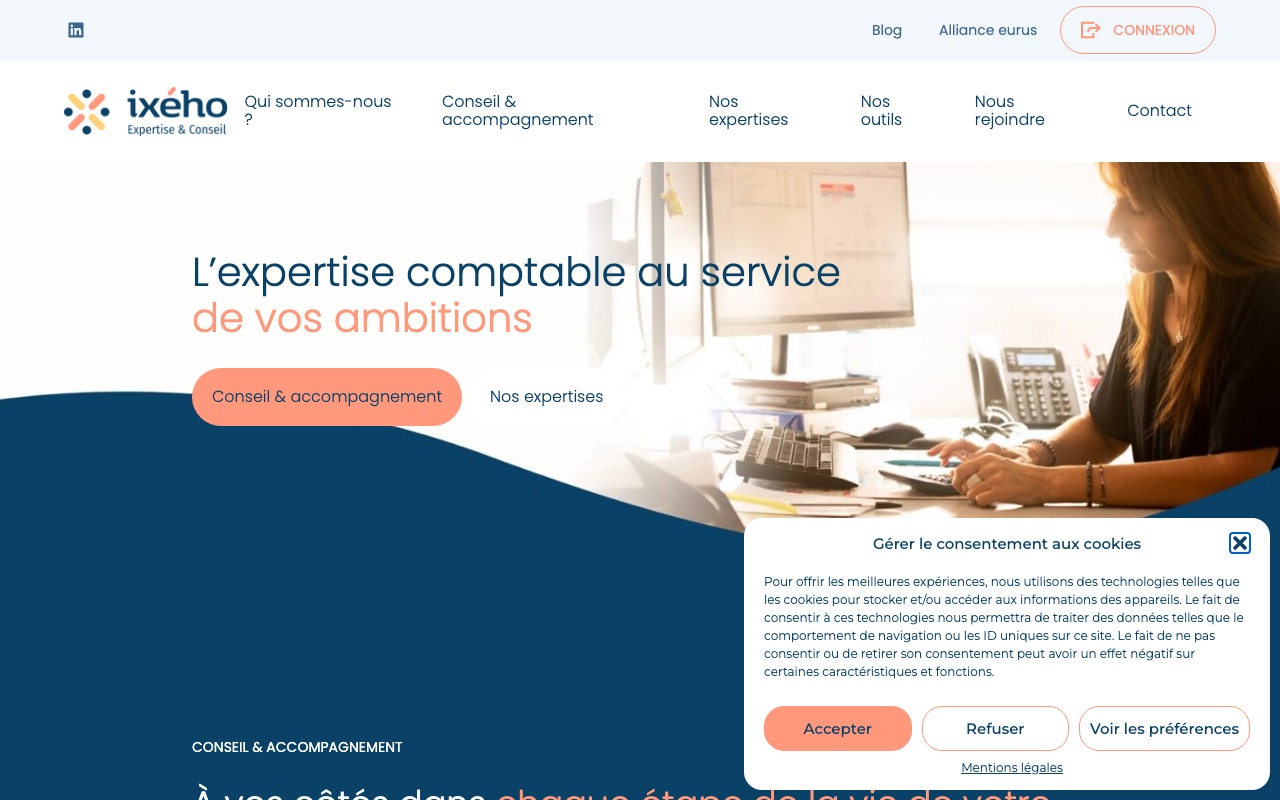 Aperçu du site de IXEHO-B