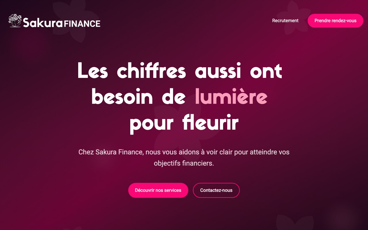 Aperçu du site de SAKURA FINANCE (SAKURA FINANCE)