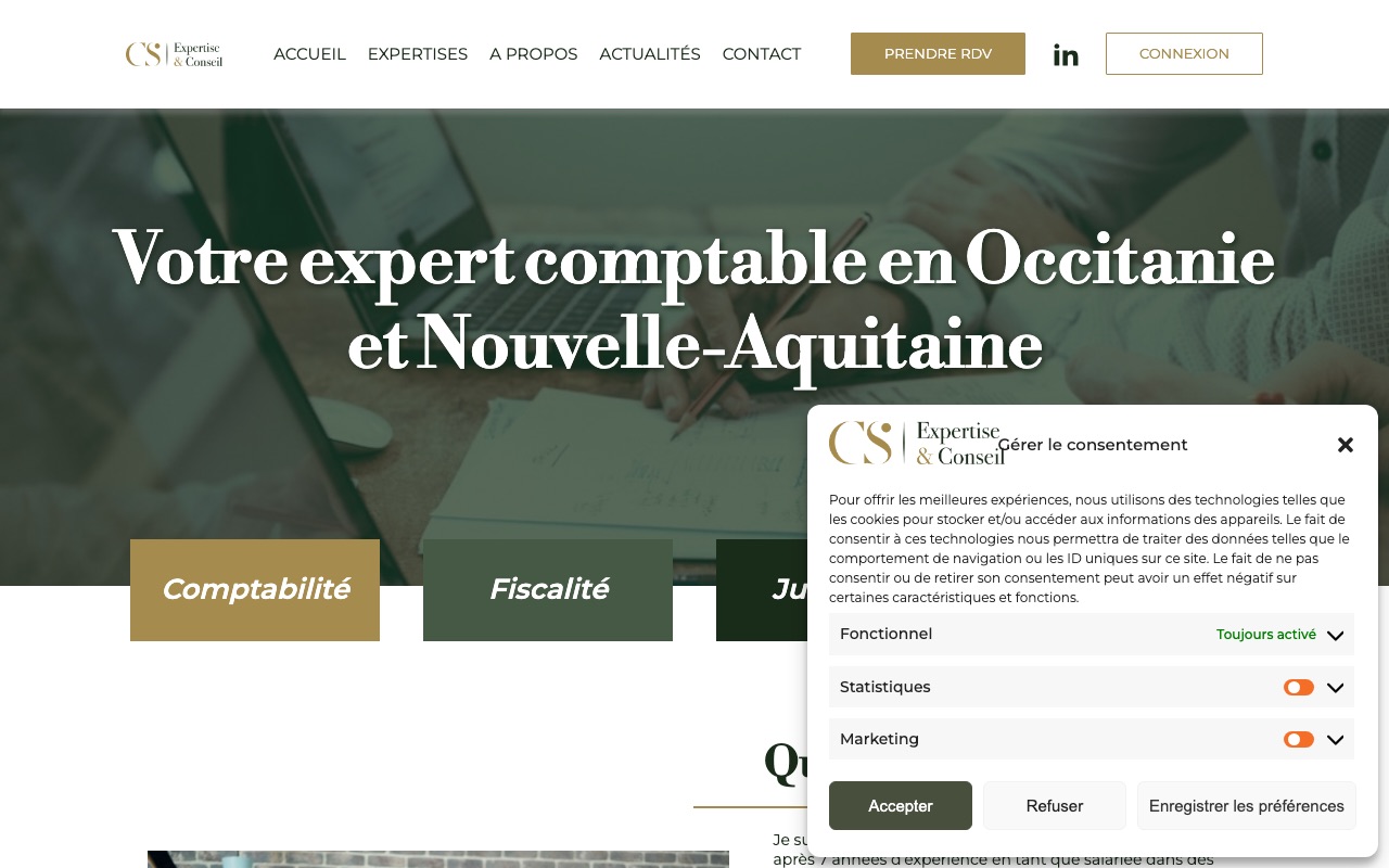 Capture de la source publique pour CS EXPERTISE & CONSEIL