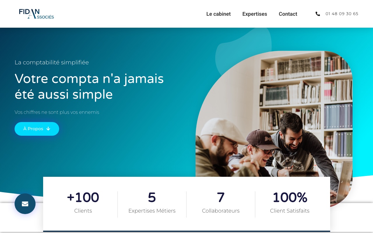 Aperçu du site de FIDAN ASSOCIES