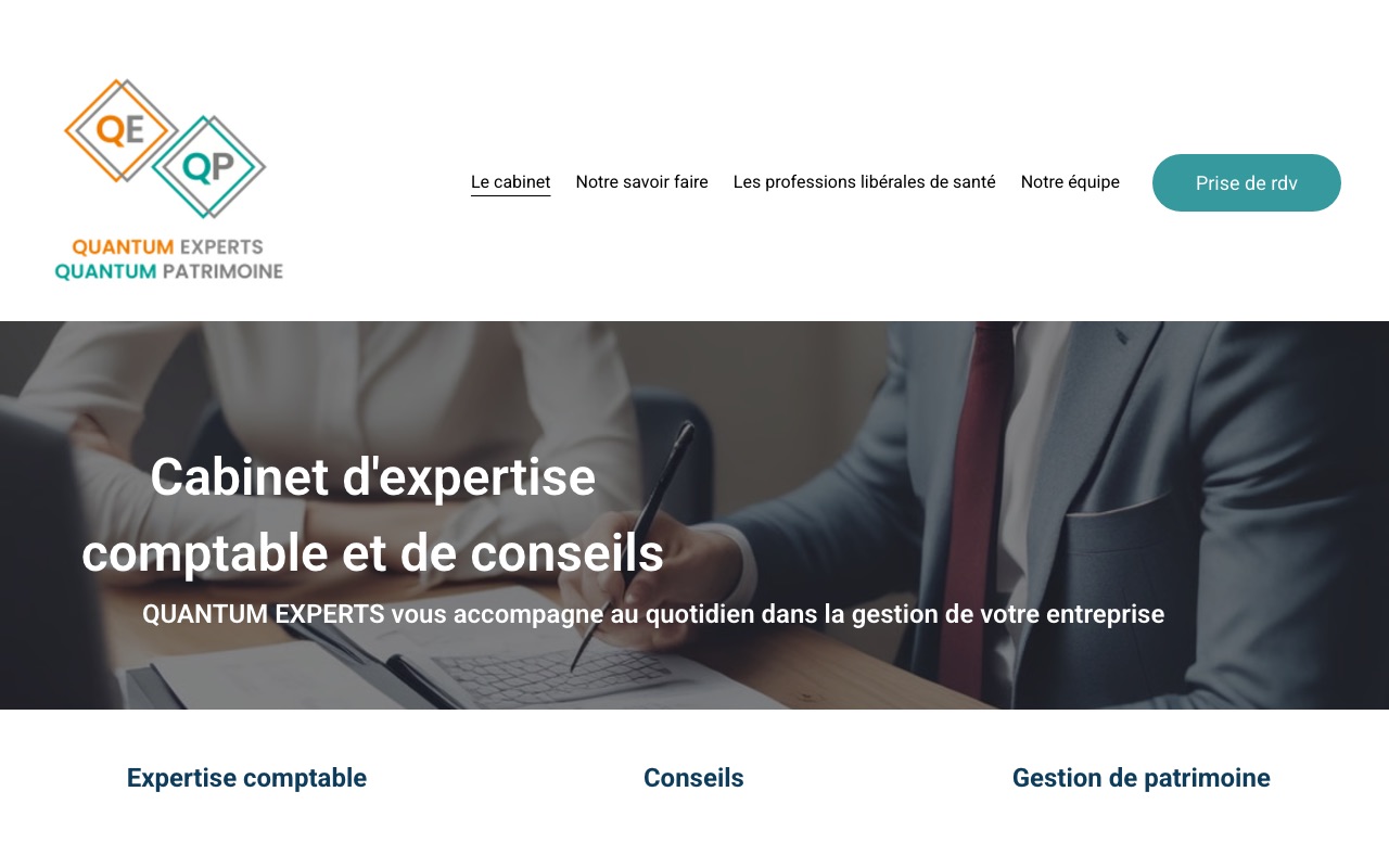 Capture de la source publique pour QUANTUM EXPERTS