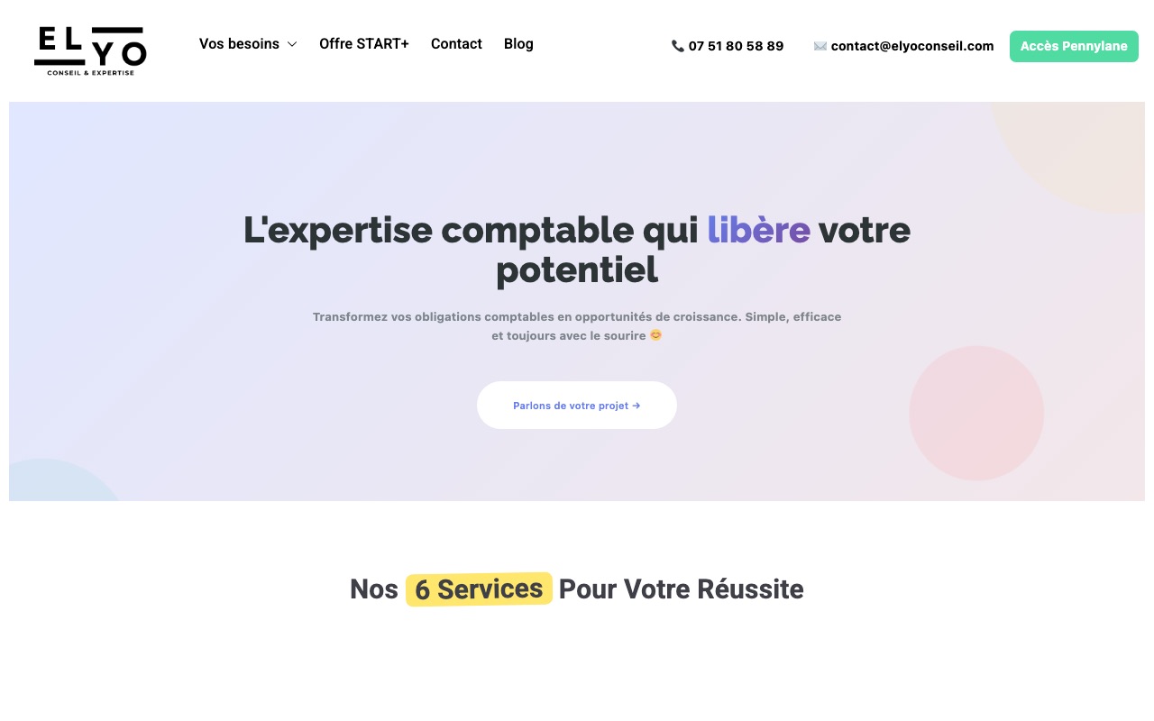 Capture de la source publique pour ELYO CONSEIL (ELYO CONSEIL)