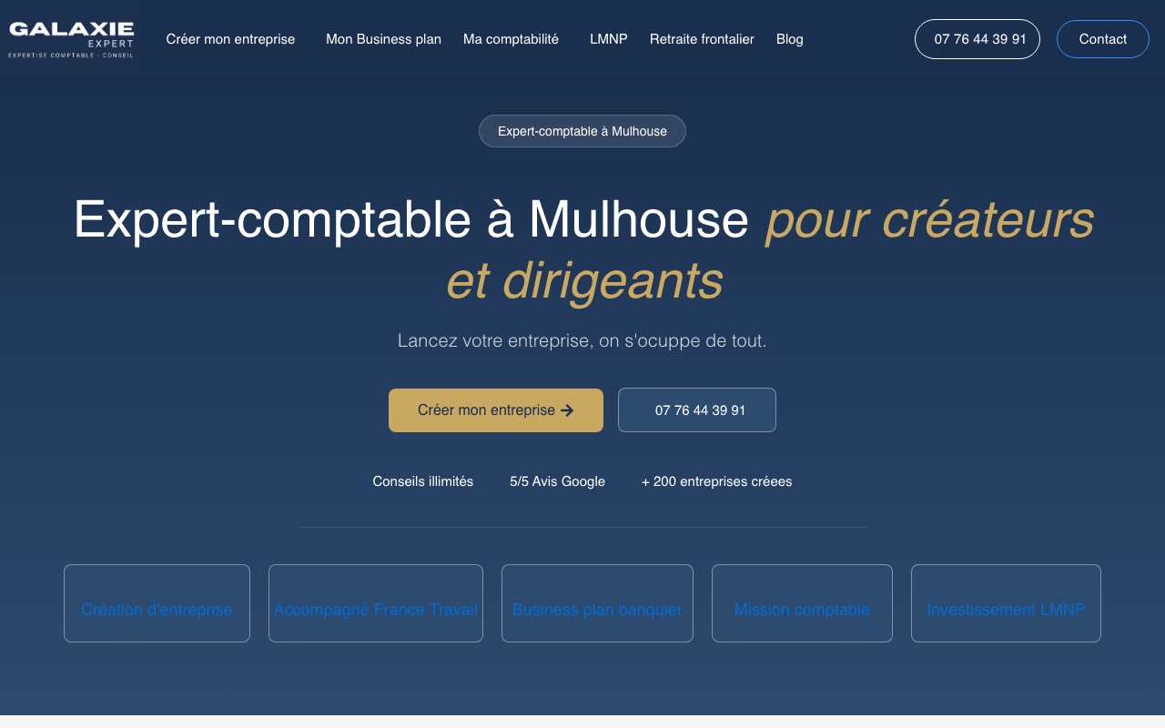 Capture de la source publique pour GALAXIE EXPERT