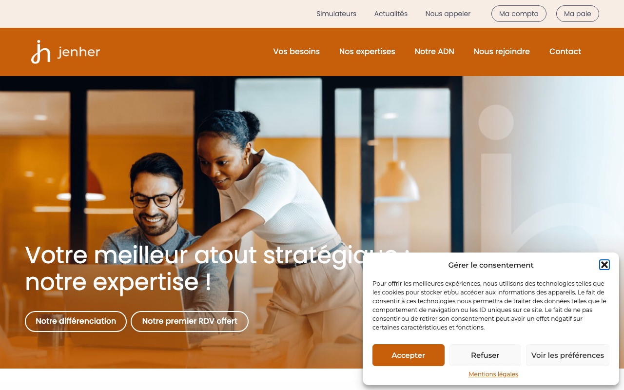 Capture de la source publique pour JENHER